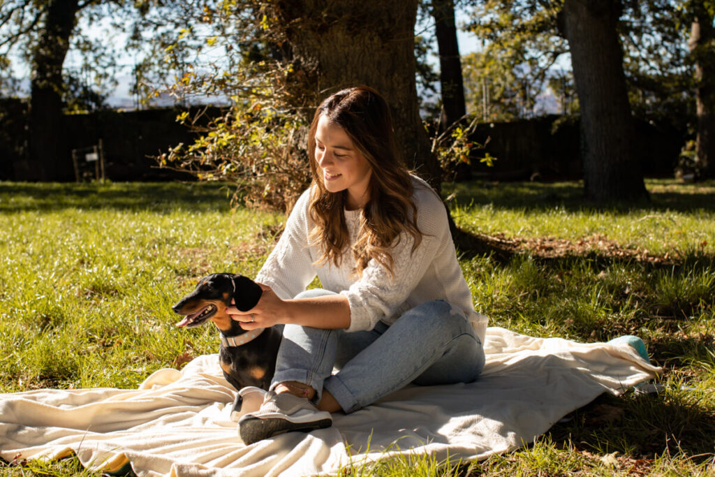 sara y su perro